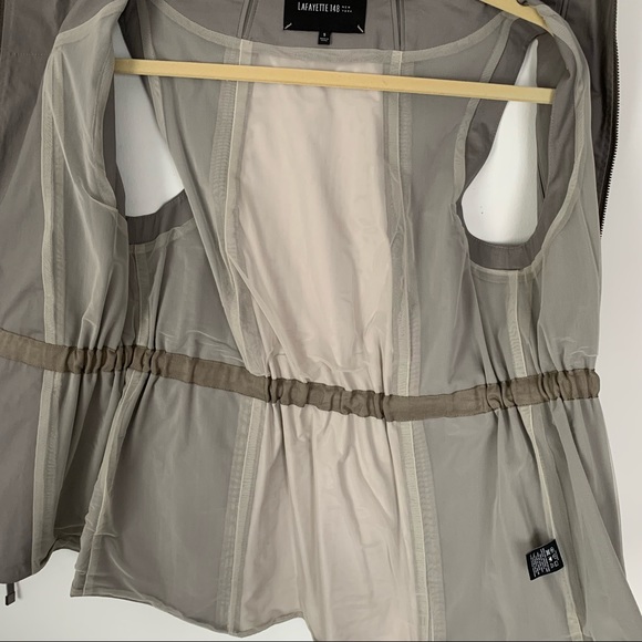 LAFAYETTE 148 NEW YORK Two Tone Drawstring Cinch Waist Utility Vest - Picture 8 of 12